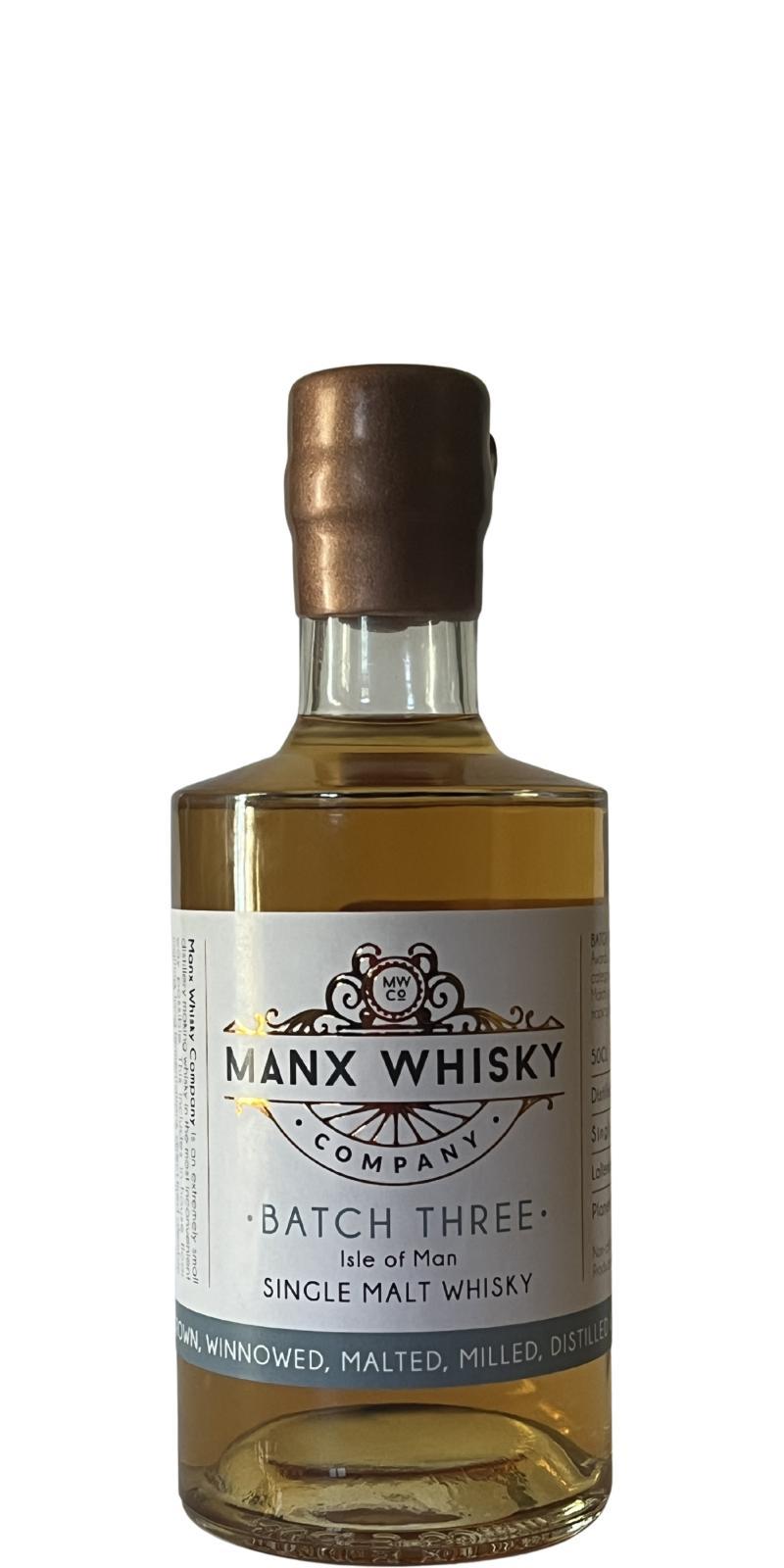 Manx Whisky Company 2021  Batch Three