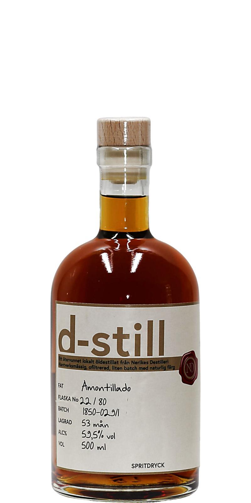 Nerikes Destilleri Spritdryck  d-still