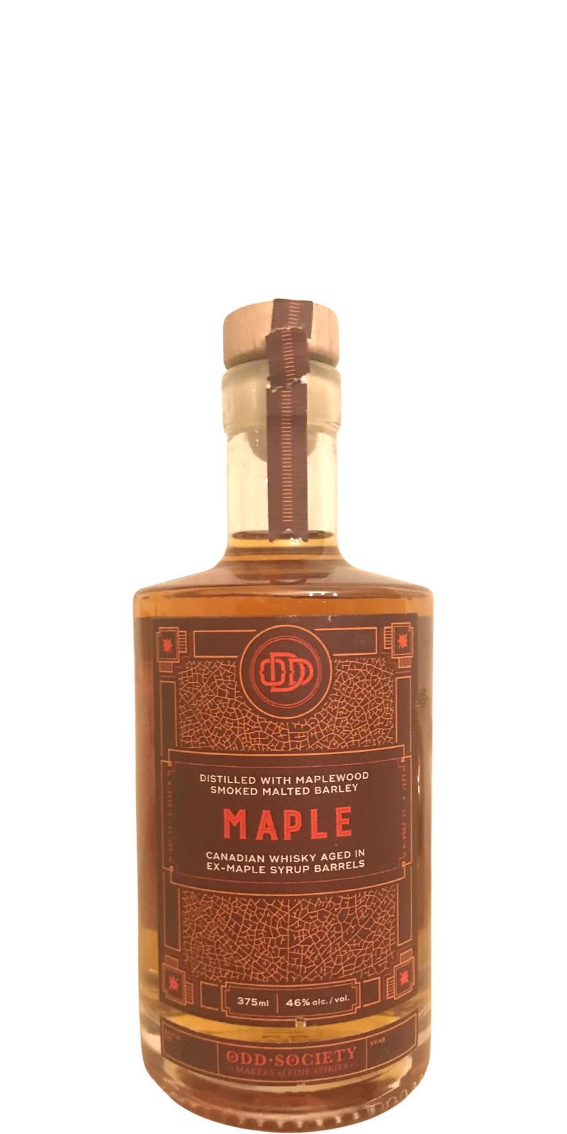 Odd Society Maple  Small Batch Series
