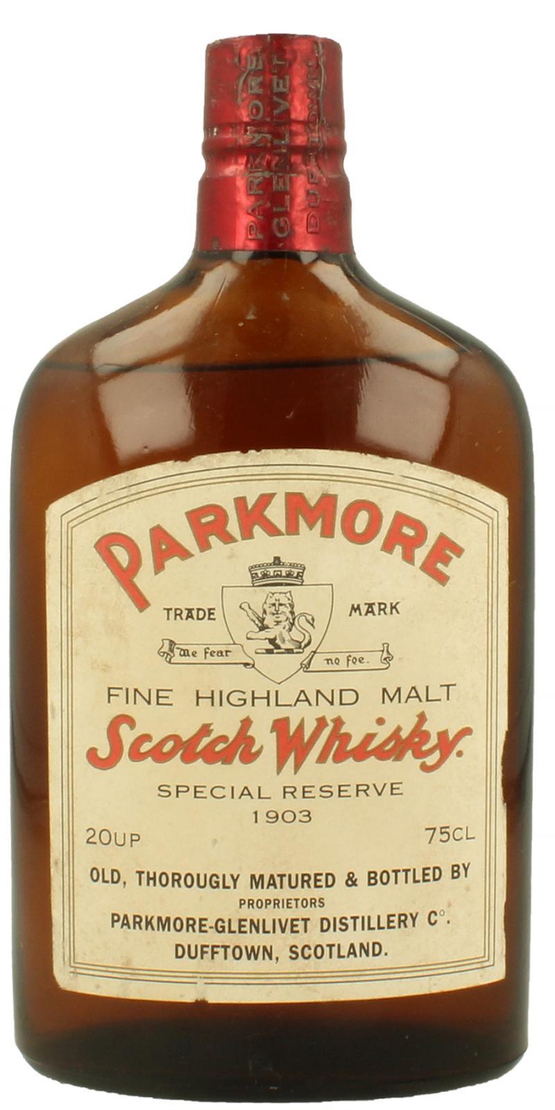 Parkmore 1903  Special Reserve