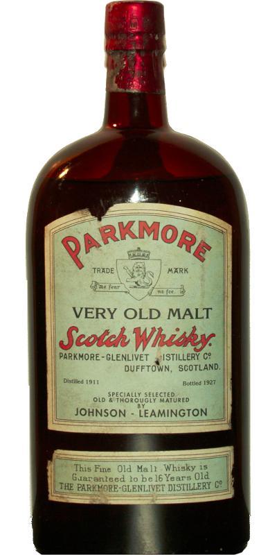 Parkmore 1911  Very Old Malt