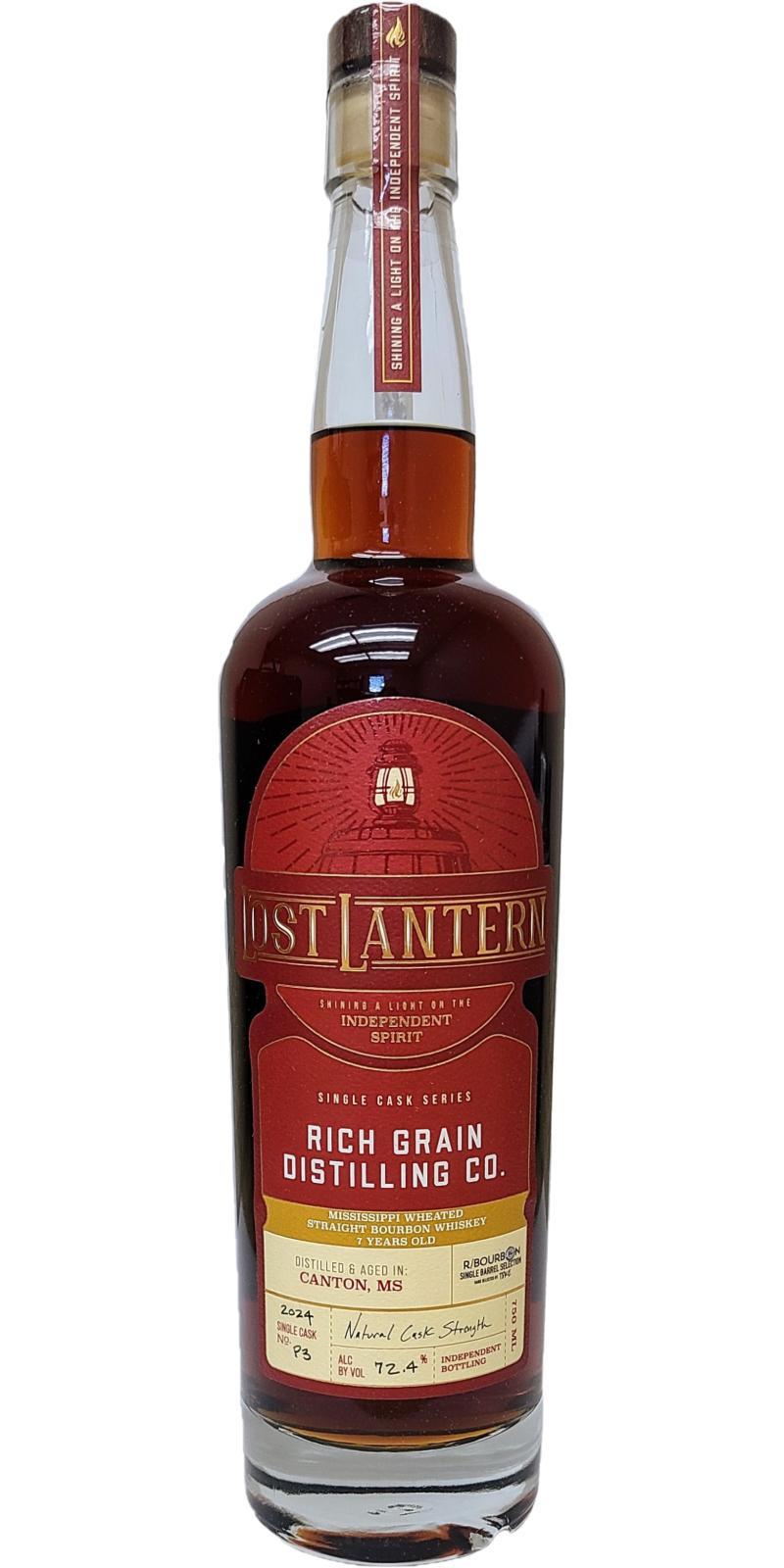 Lost Lantern 07-year-old LoLa  Mississippi Wheated Straight Bourbon - Single Cask Series