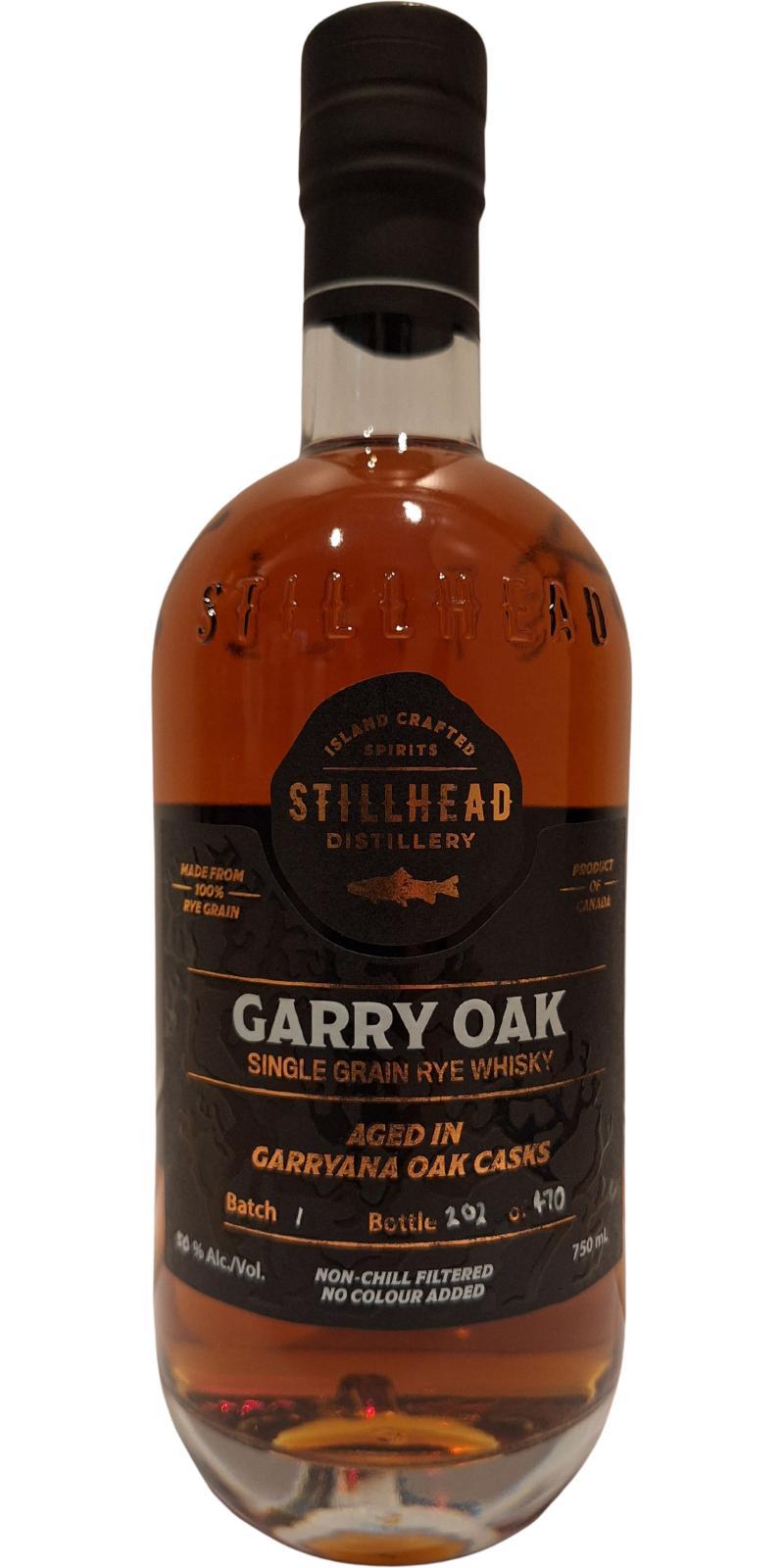 Stillhead Garry Oak  Single Grain Rye Whisky