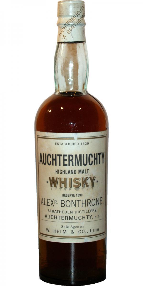 Auchtermuchty 1890  Highland Malt Whisky