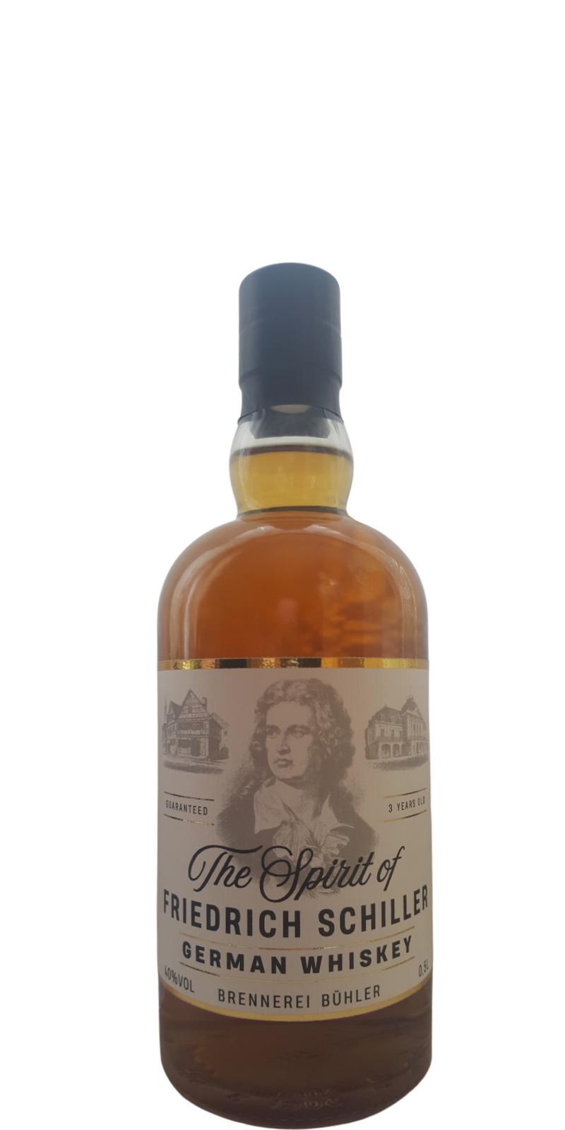 The Spirit of Friedrich Schiller 03-year-old   German Whiskey