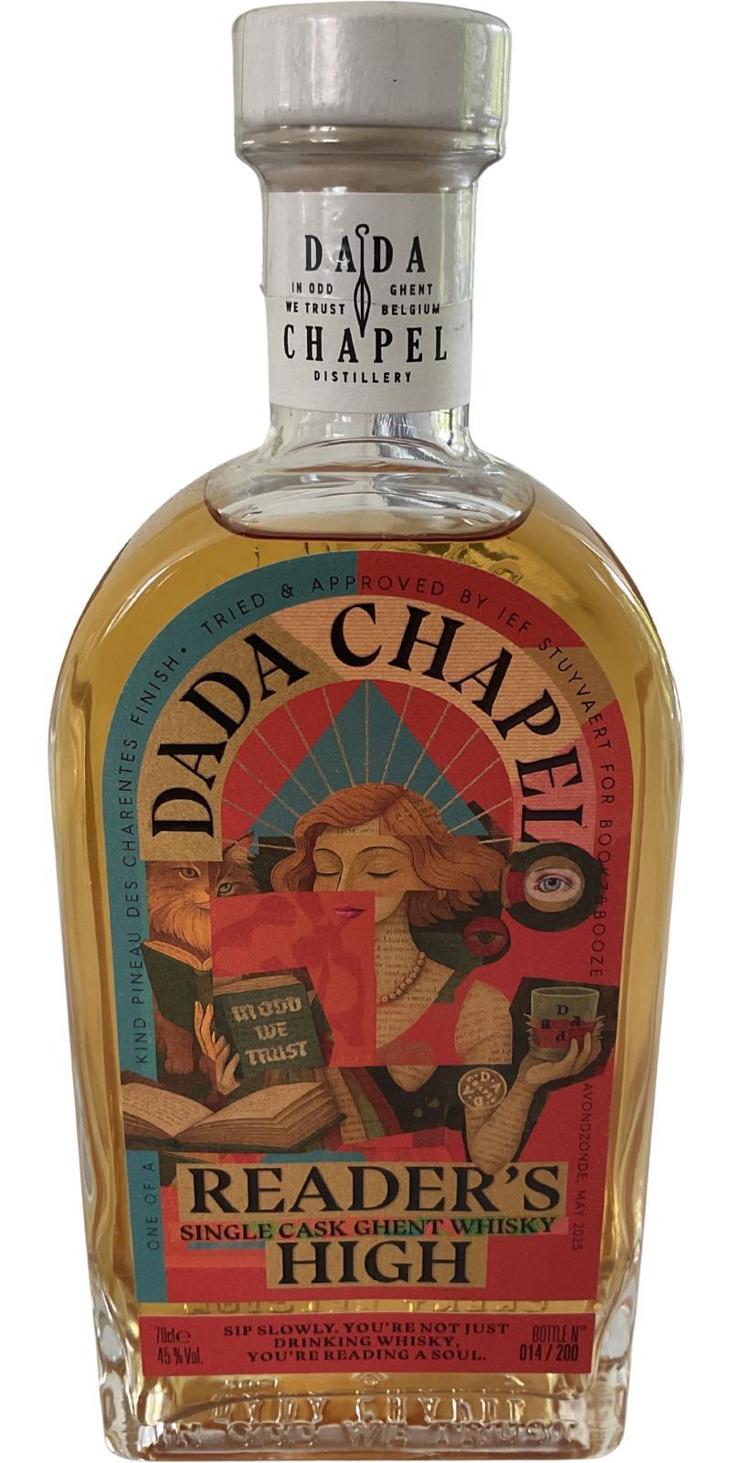 Reader's High Single Cask Ghent Whisky  Dada Chapel