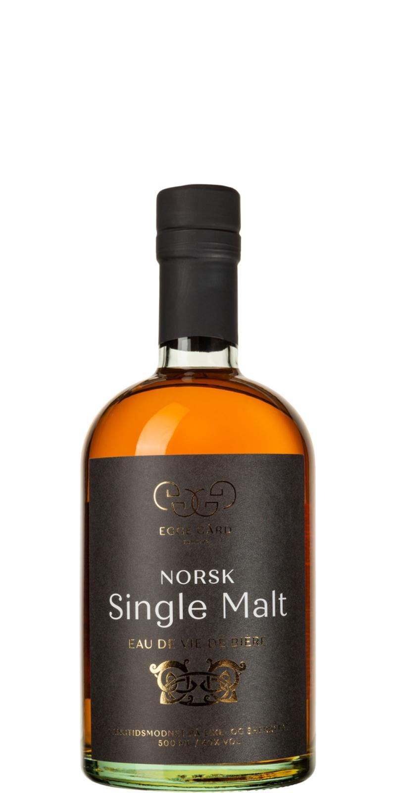 Egge Gård Norsk Single Malt  Eau de vie de bière