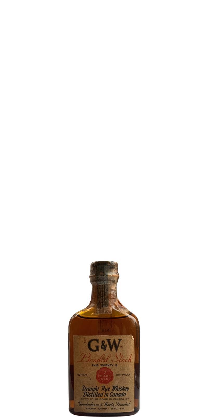 G&W 1928  Bonded Stock