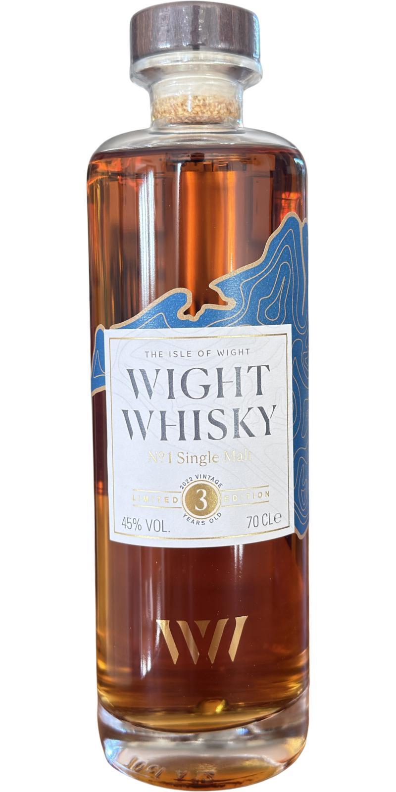 Wight Whisky 03-year-old  No.1 Single Malt