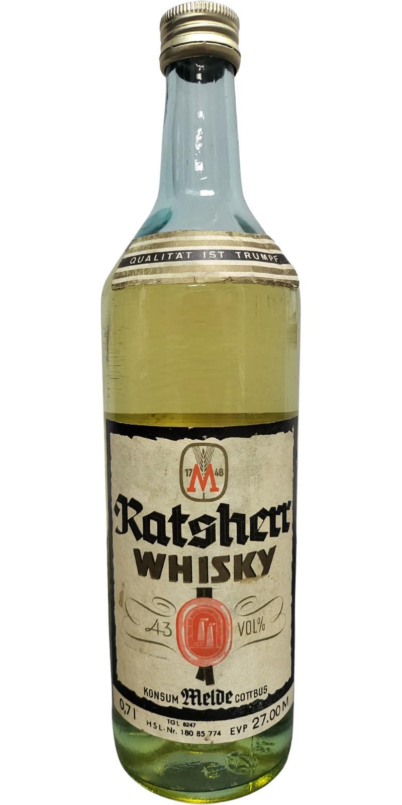 Ratsherr Whisky  Qualität ist Trumpf