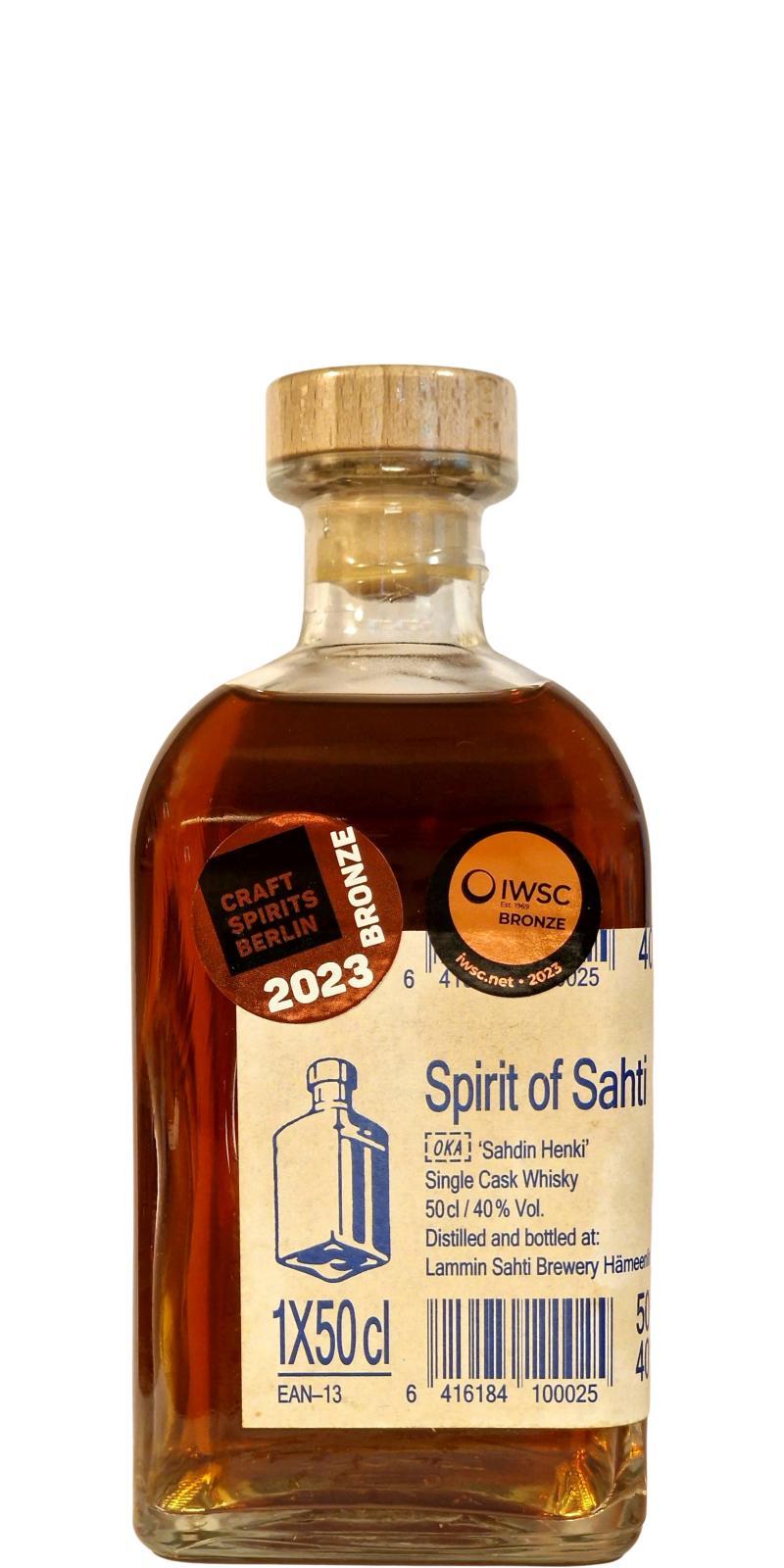 Spirit of Sahti Single Cask Whisky