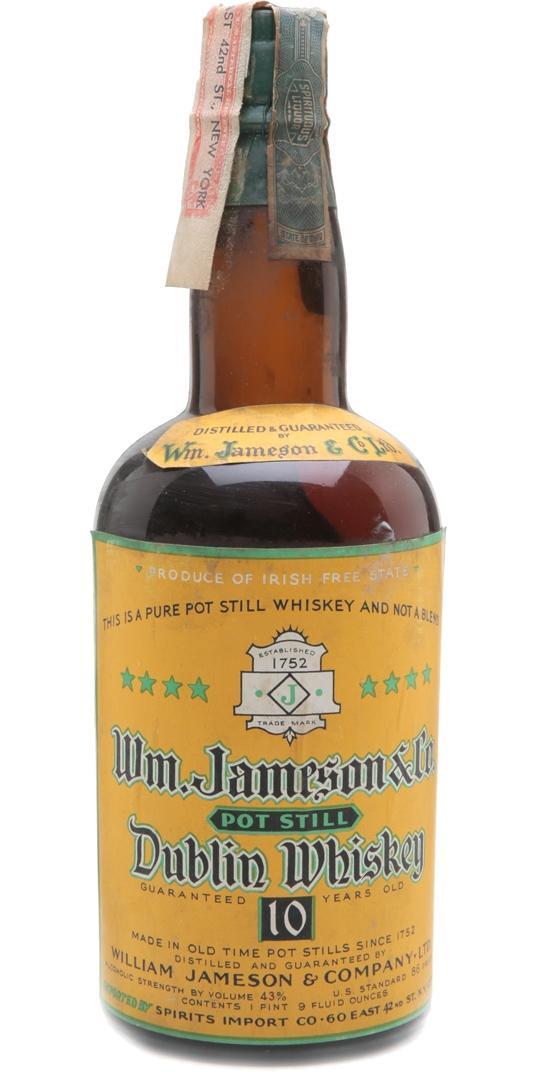 William Jameson 10-year-old  Pot Still