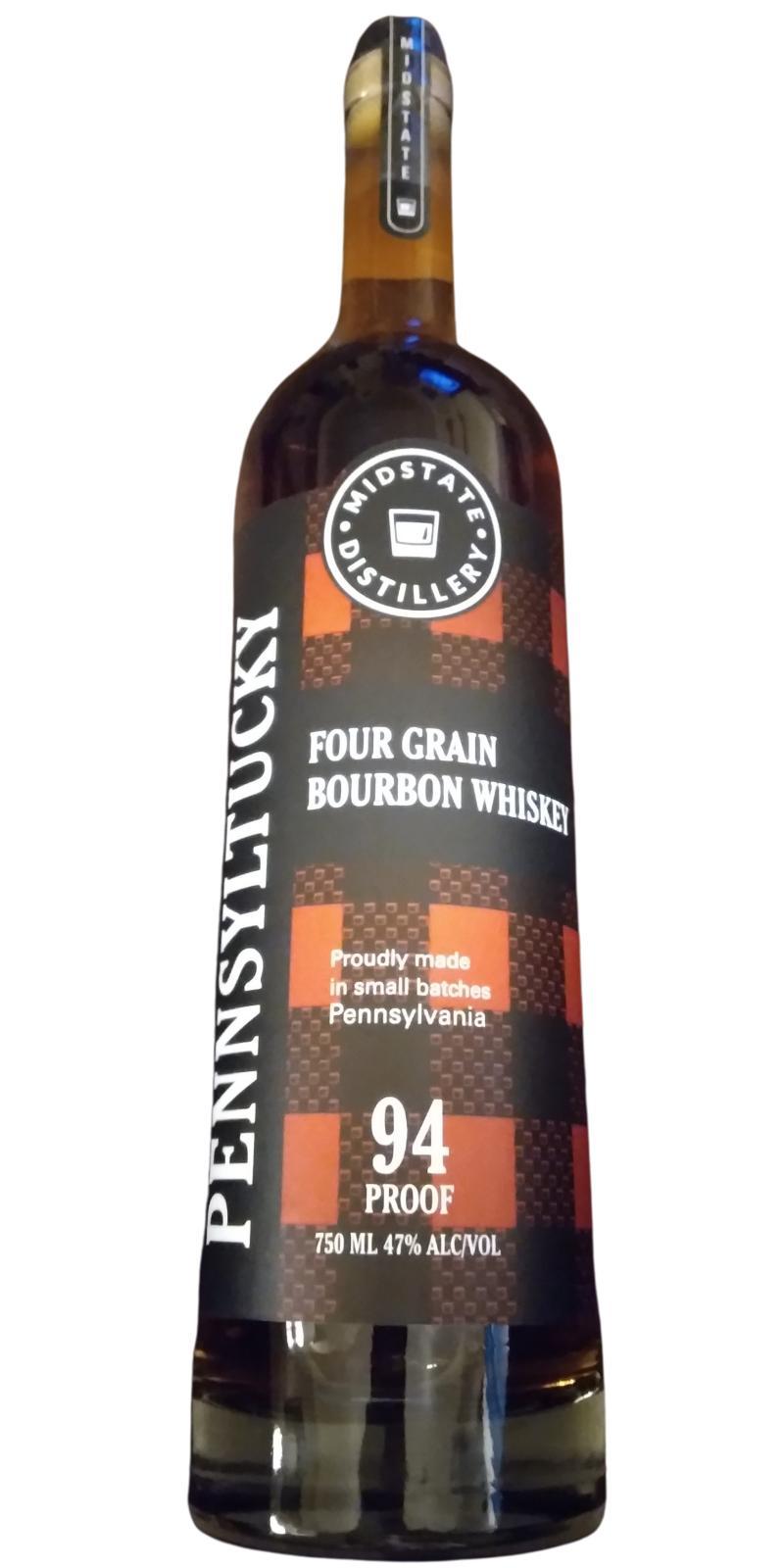 Midstate 4 Grain Bourbon Whiskey  Pennsyltucky