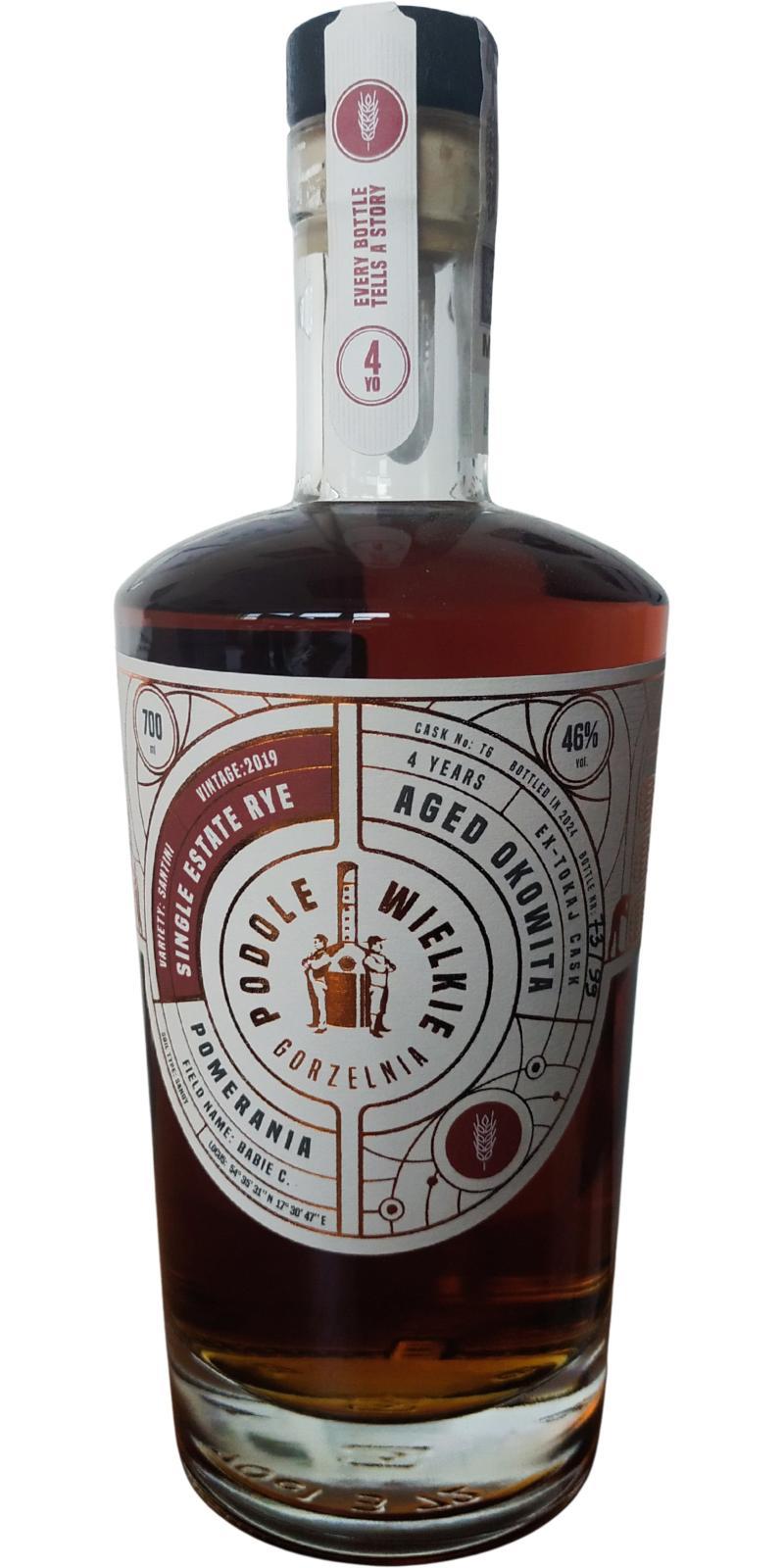 Podole Wielkie 2019  Single Estate Rye