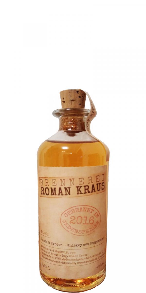 Brennerei Roman Kraus Geiste & Exoten - Whisky aus Roggenbrot