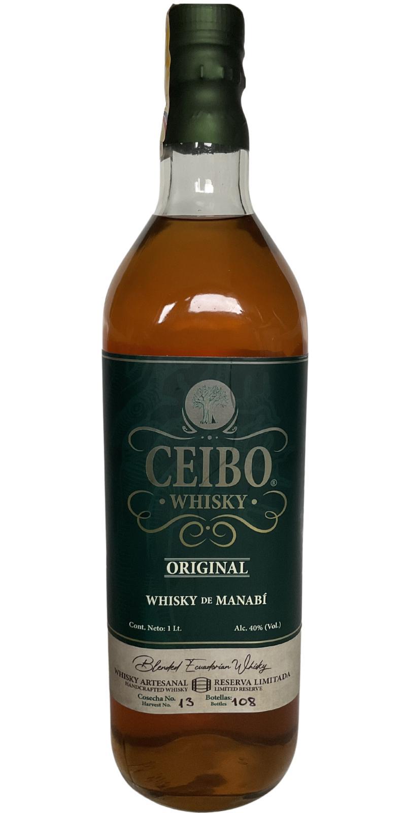 Ceibo Original  Whisky de Manabí