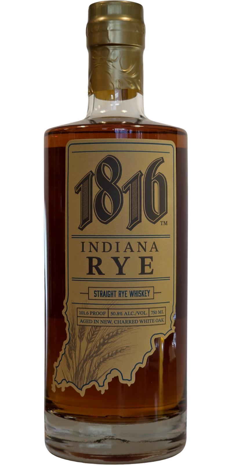 1816 Indiana Rye  Straight Rye Whiskey