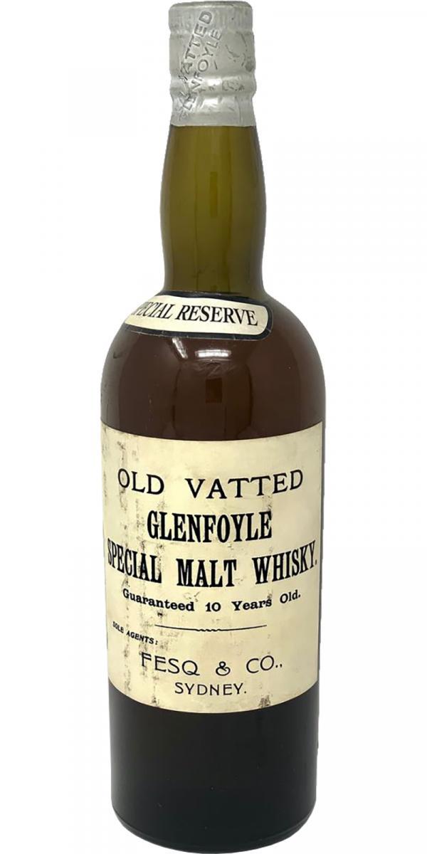 Glenfoyle 10-year-old - FAKE BOTTLE WARNING!  Special Reserve