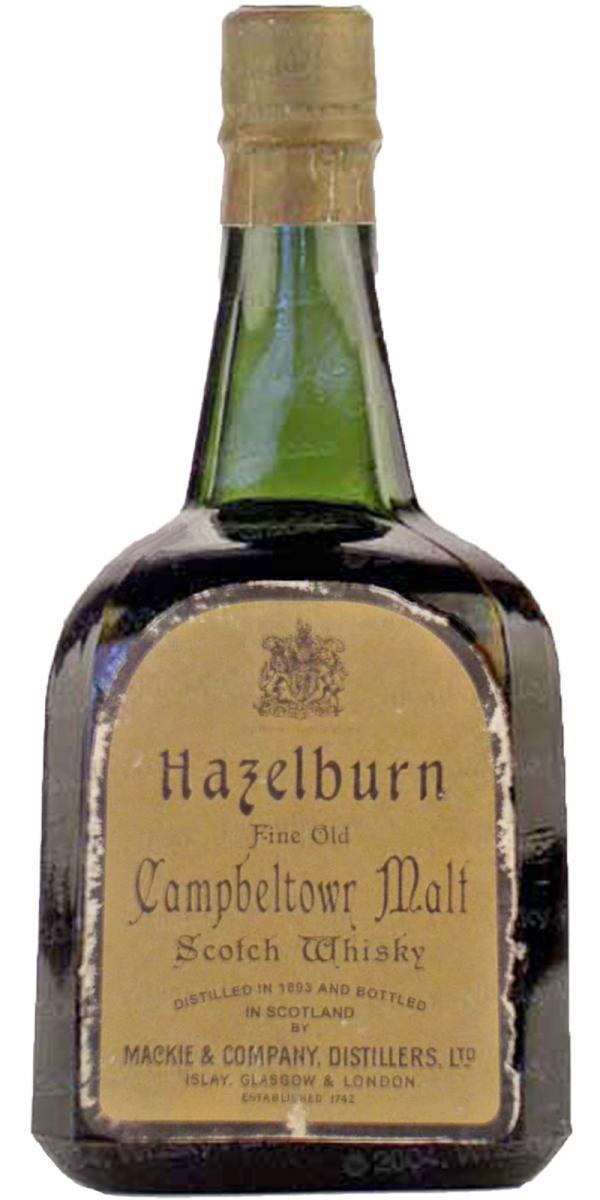Hazelburn 1893  Fine Old Campbeltown Malt Scotch Whisky