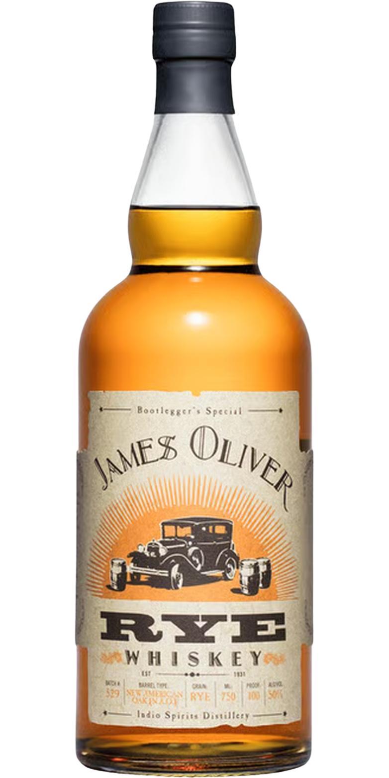 James Oliver Rye Whiskey  Bootlegger's Special