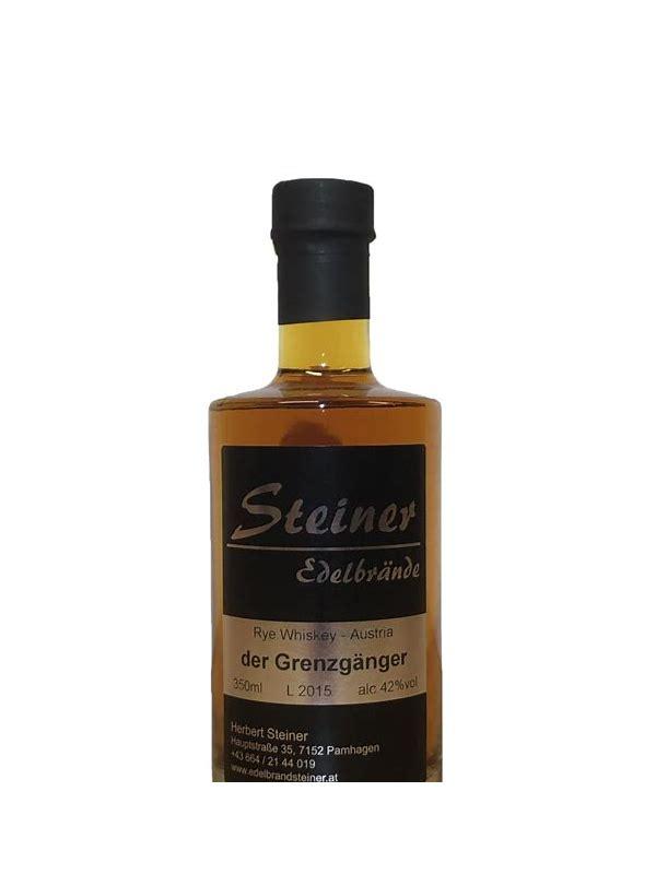 Steiner Edelbrände der Grenzgänger  Rye Whiskey - Austria
