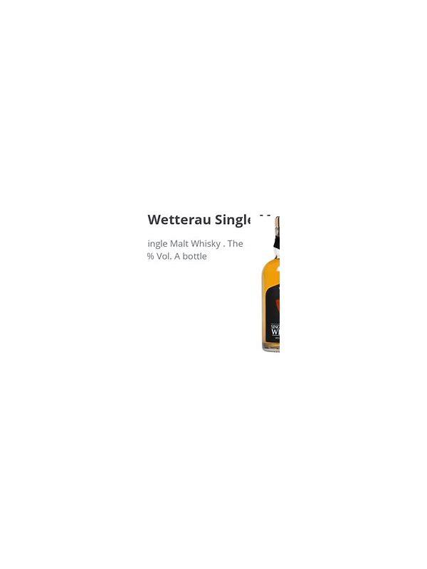 Weidmann & Groh Wetterau Single Malt Whisky