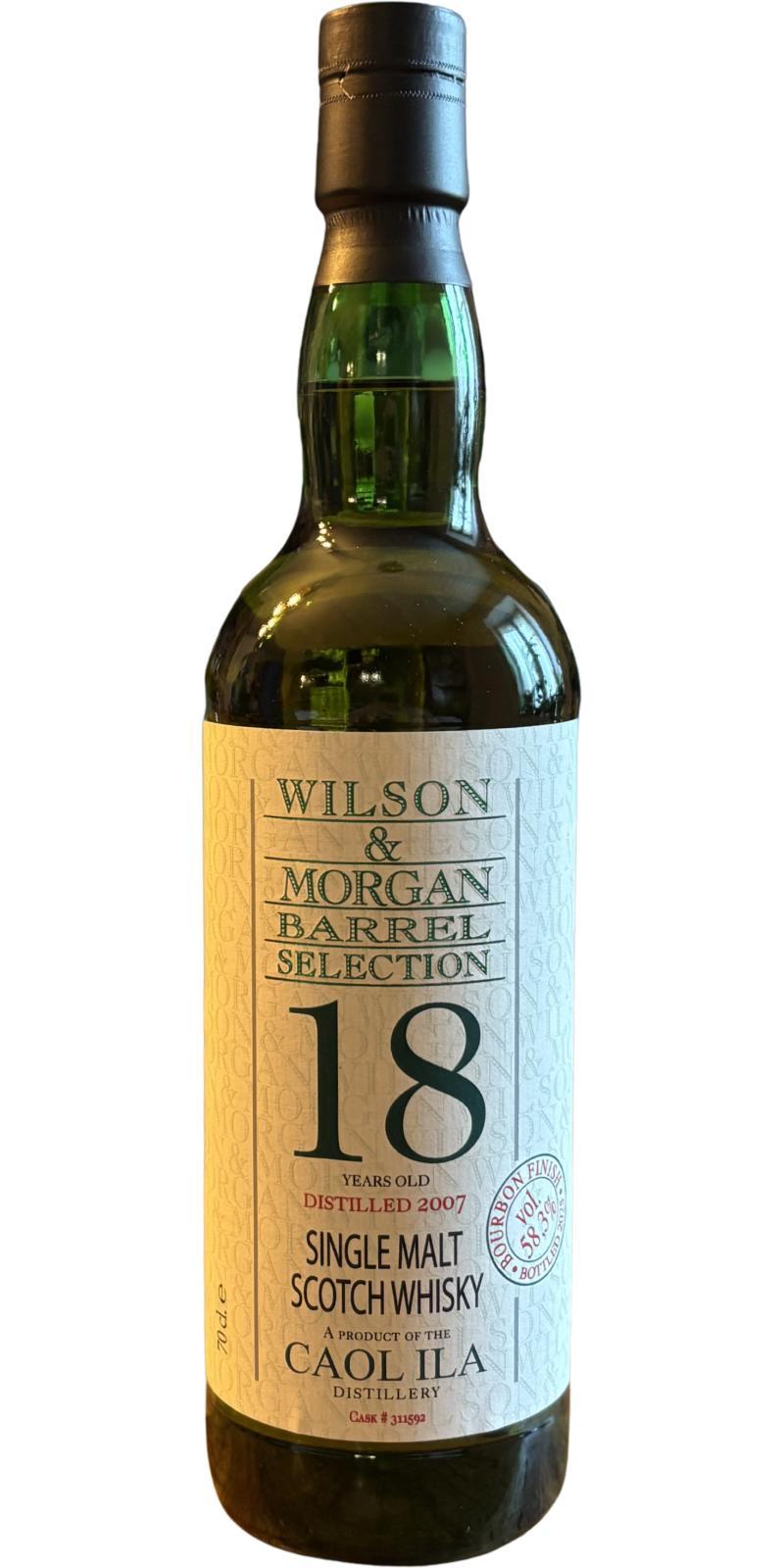 Caol Ila 2007 WM Barrel Selection - Cask Strength