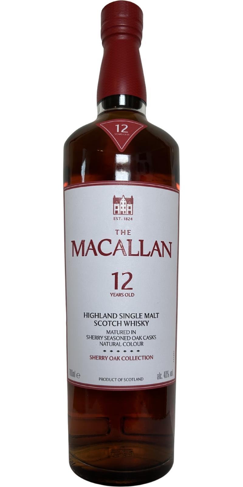 Macallan 12-year-old  Sherry Oak Collection