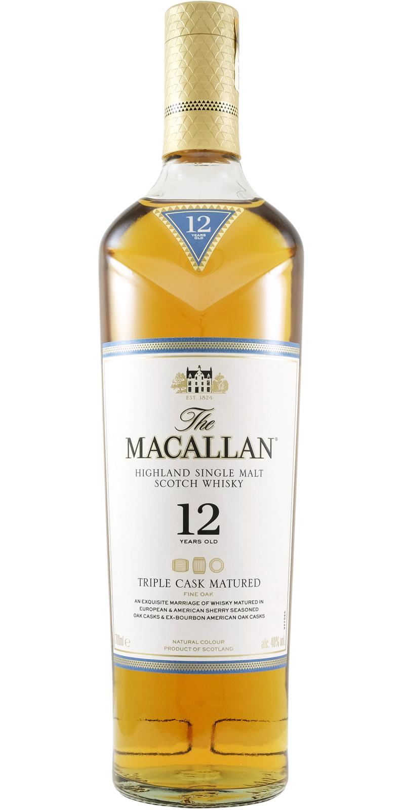 Macallan 12-year-old  Triple Cask Matured - Fine Oak
