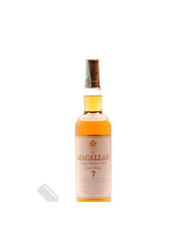Macallan 07-year-old  Maxxium import