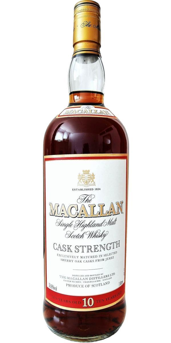 Macallan 10-year-old  Cask Strength
