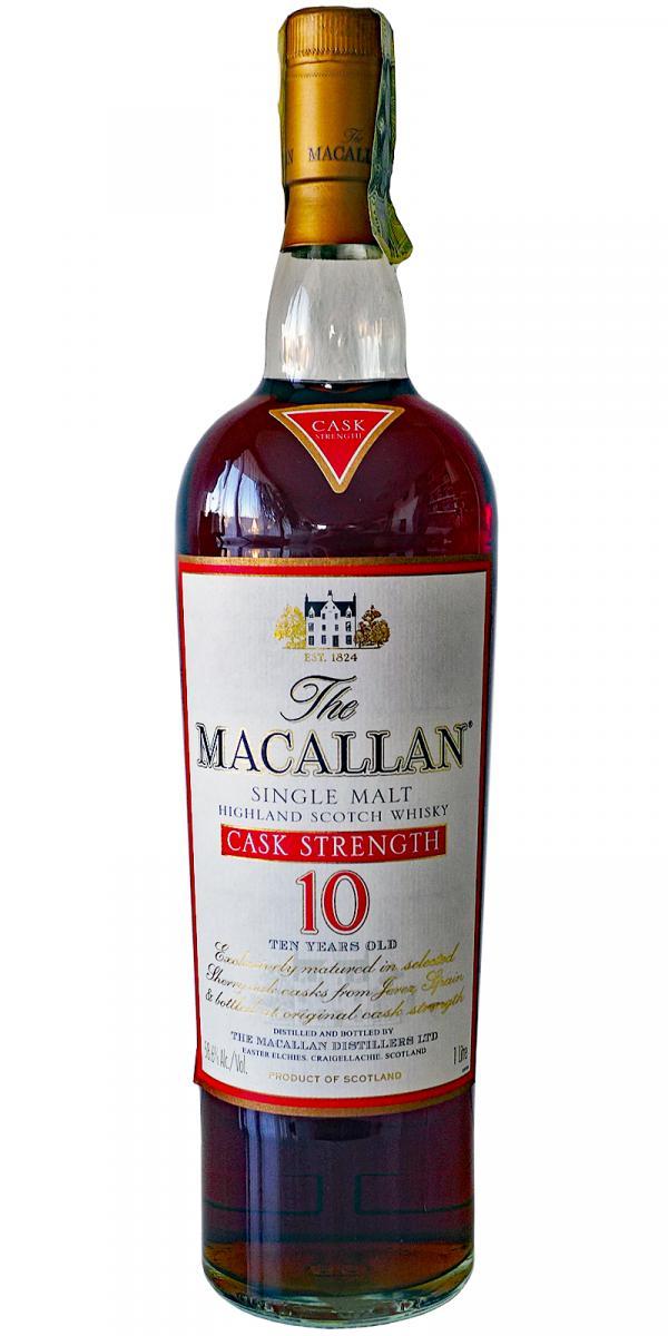 Macallan 10-year-old  Cask Strength
