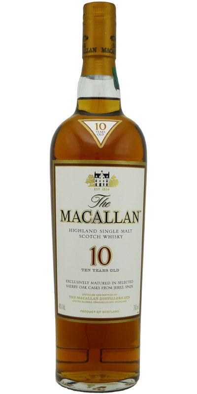 Macallan 10-year-old  Sherry Oak