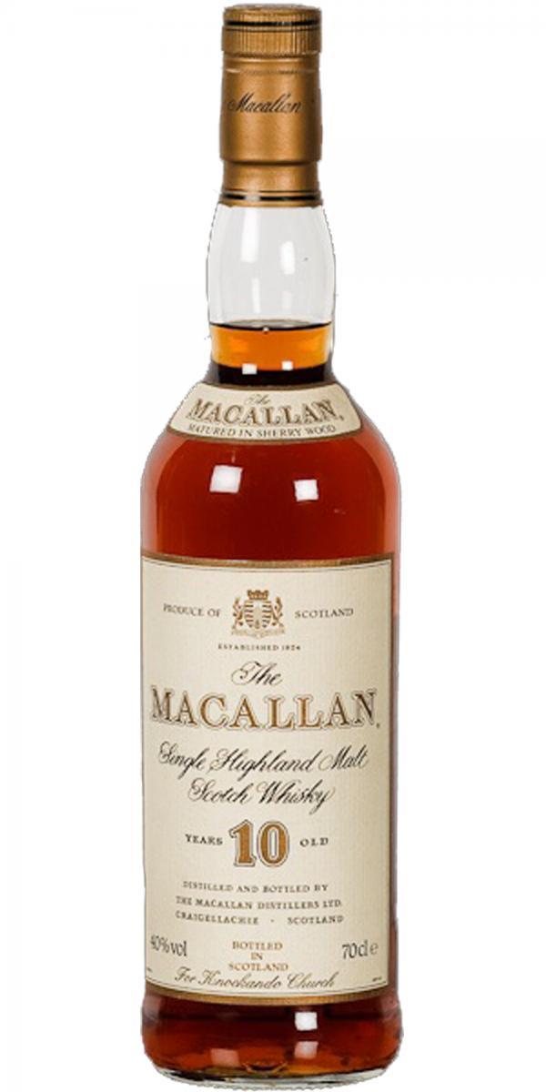 Macallan 10-year-old  for Knockando Church