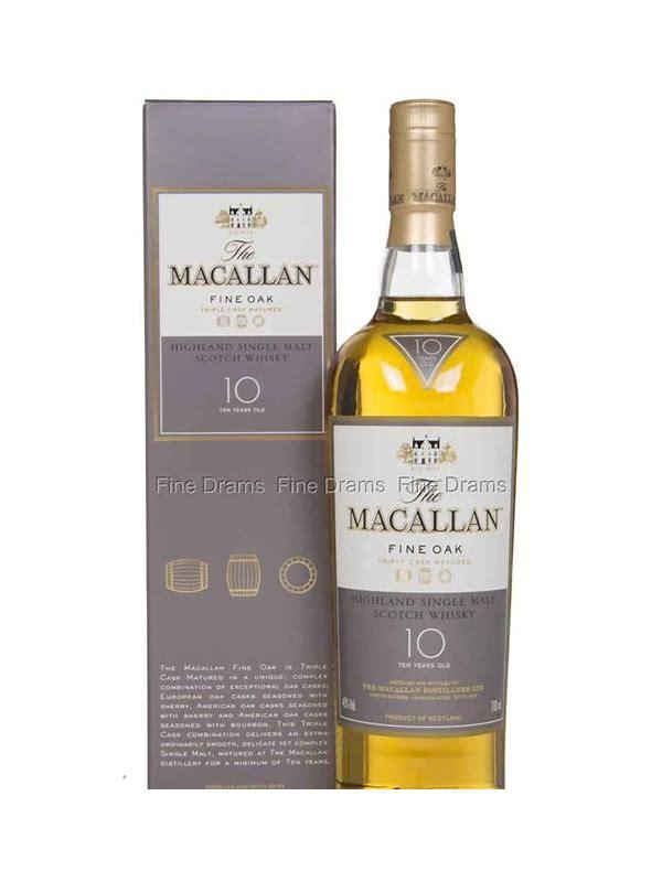Macallan 10-year-old  Fine Oak