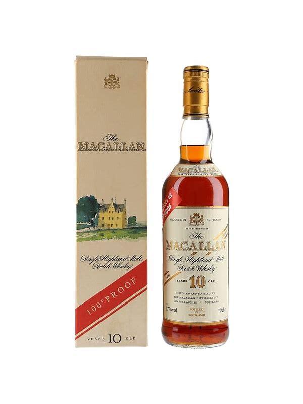 Macallan 10-year-old   100° Proof