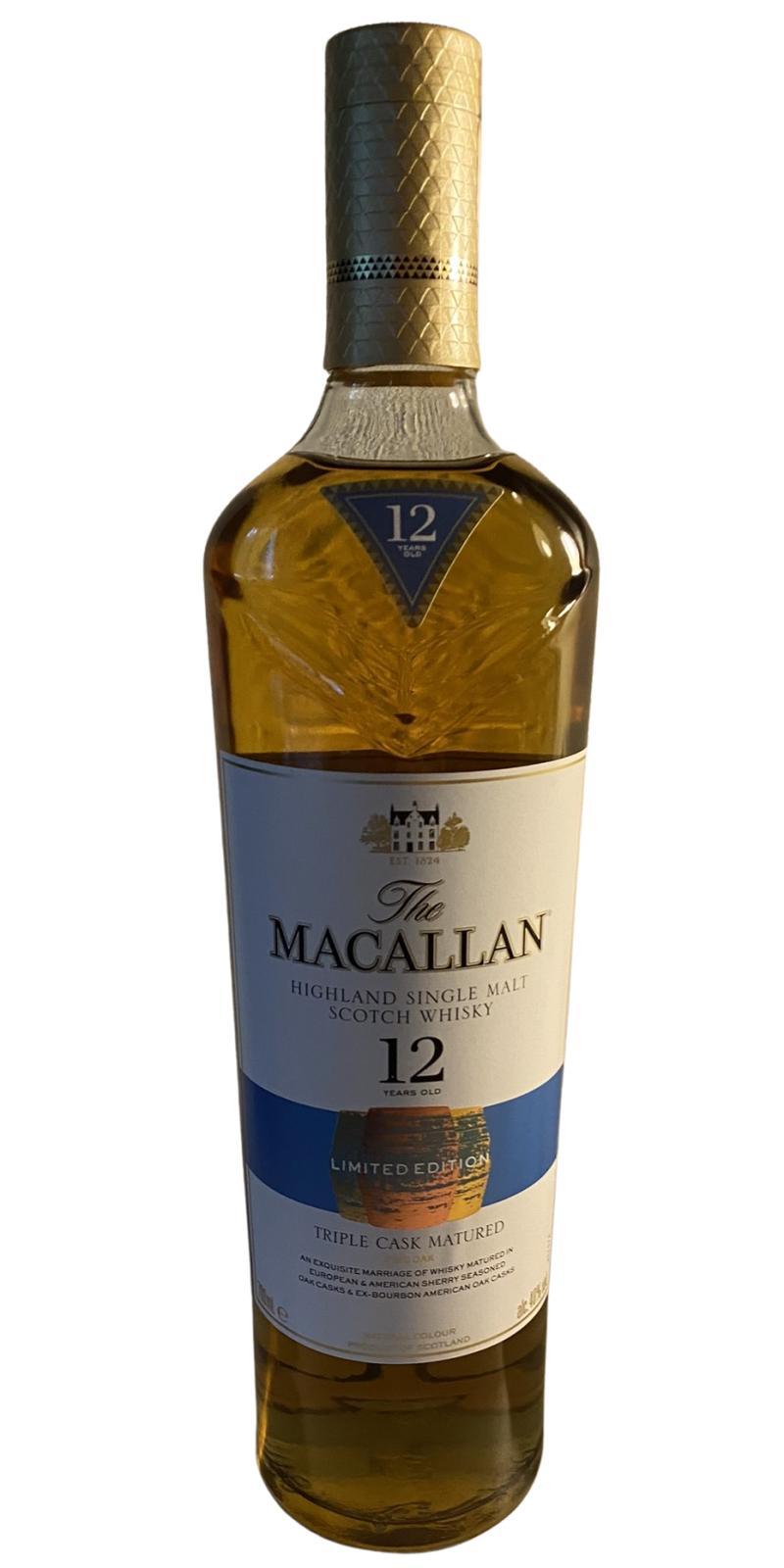 Macallan 12-year-old  Triple Cask Matured - Fine Oak - Limited Edition
