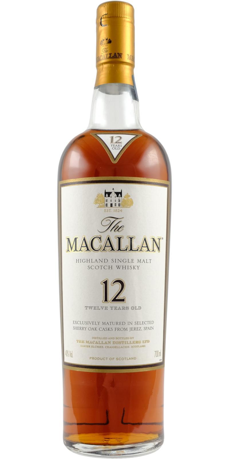 Macallan 12-year-old  Sherry Oak
