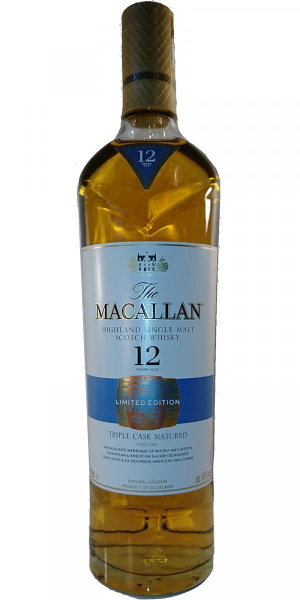 Macallan 12-year-old  Triple Cask Matured - Fine Oak - Limited Edition