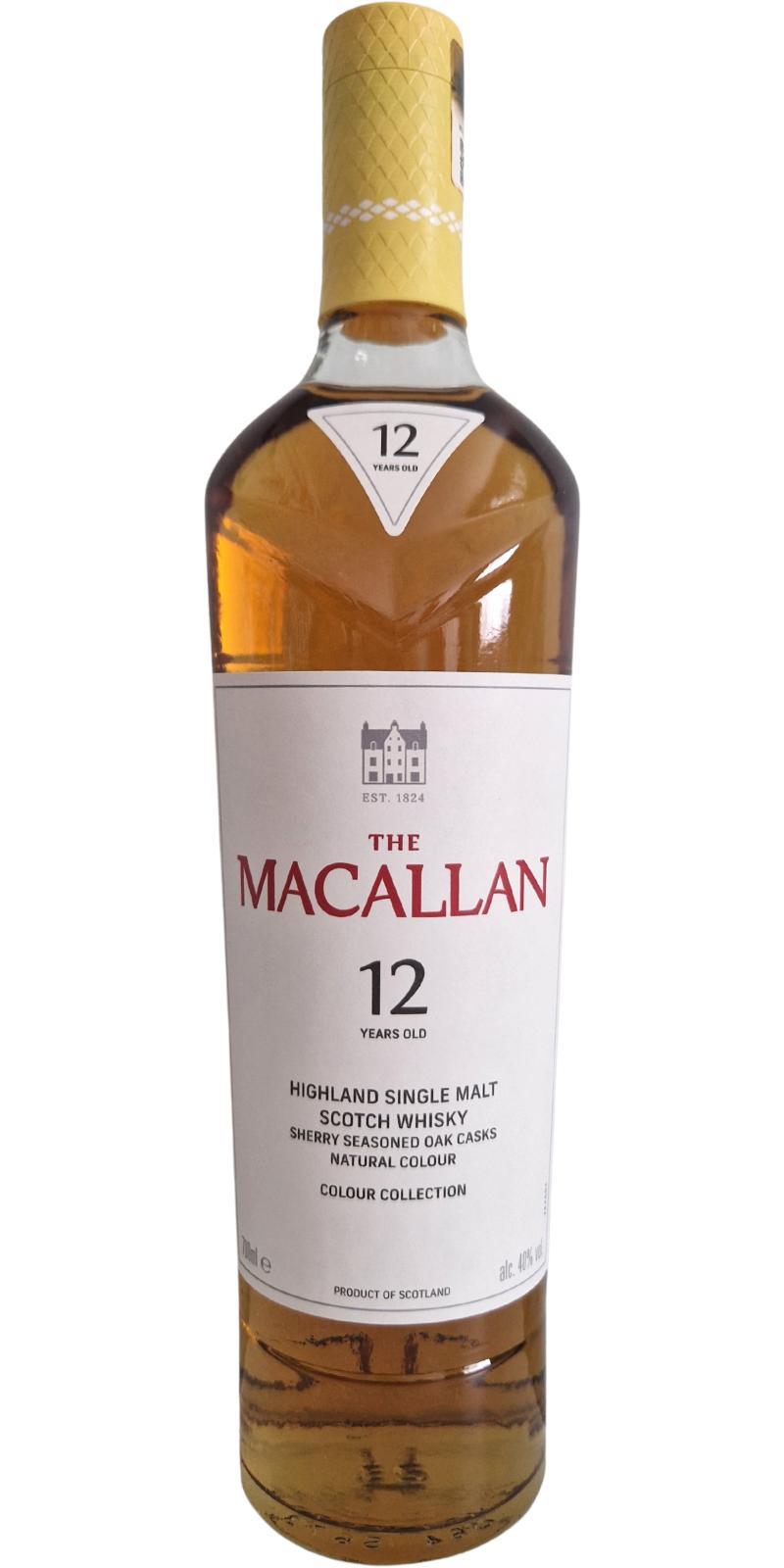 Macallan 12-year-old  The Colour Collection