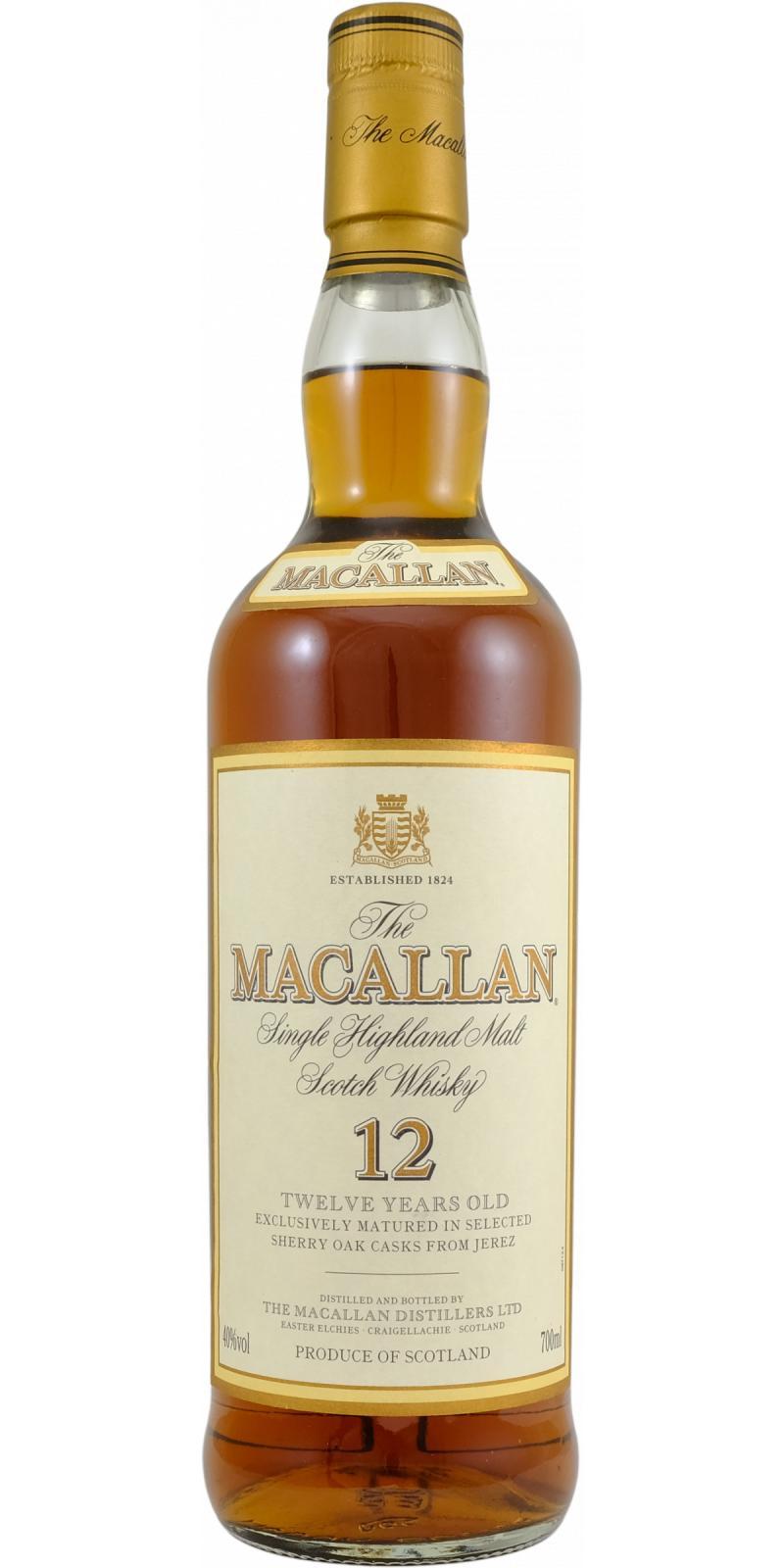 Macallan 12-year-old  Sherry Oak