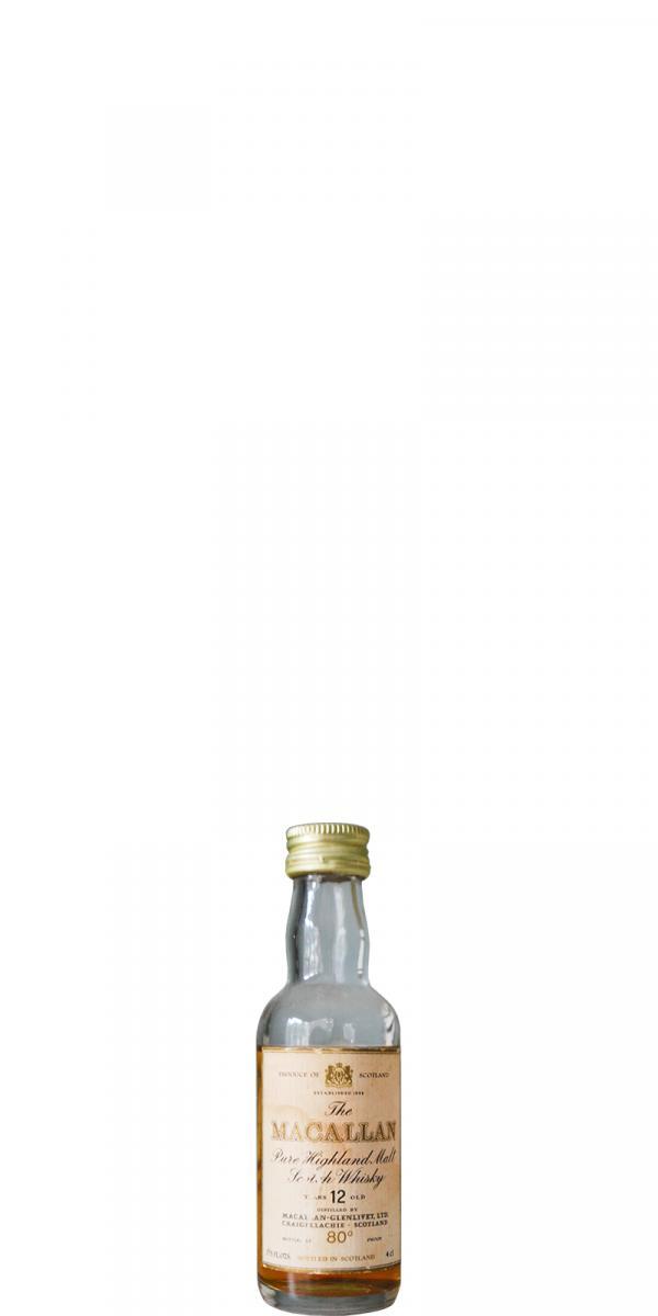 Macallan 12-year-old  Pure Highland Malt Scotch Whisky