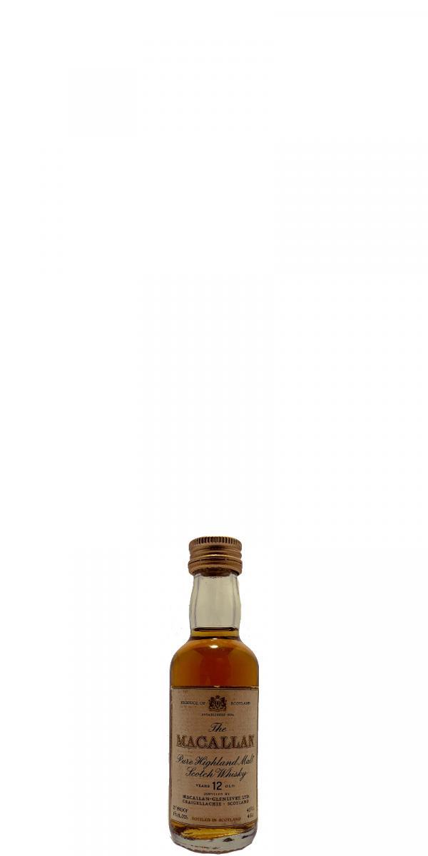 Macallan 12-year-old  Pure Highland Malt Scotch Whisky