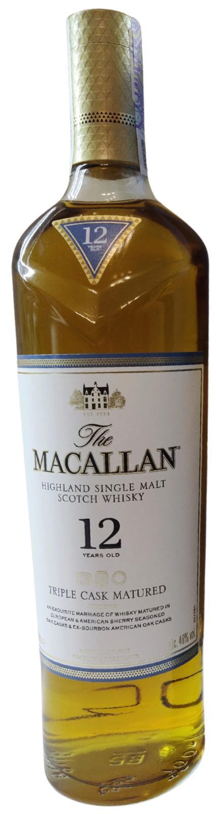 Macallan 12-year-old  Triple Cask Matured - Fine Oak