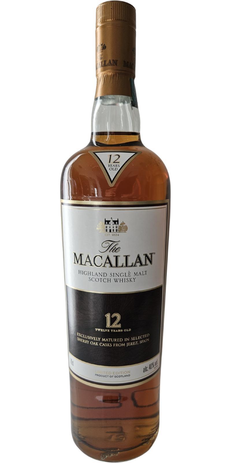 Macallan 12-year-old - Gift Set  Sherry Oak