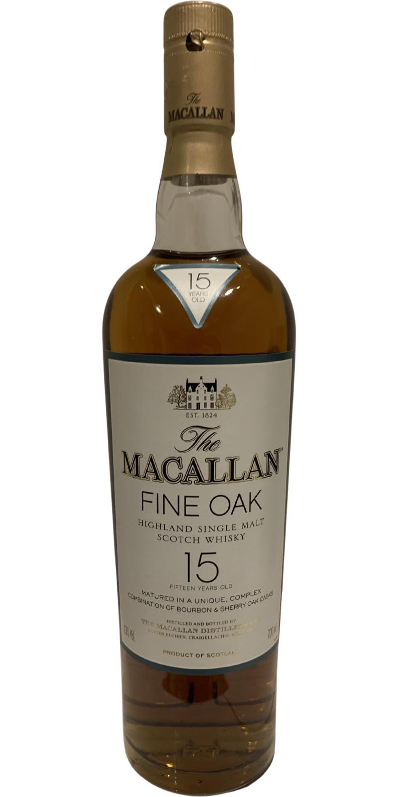 Macallan 15-year-old  Fine Oak