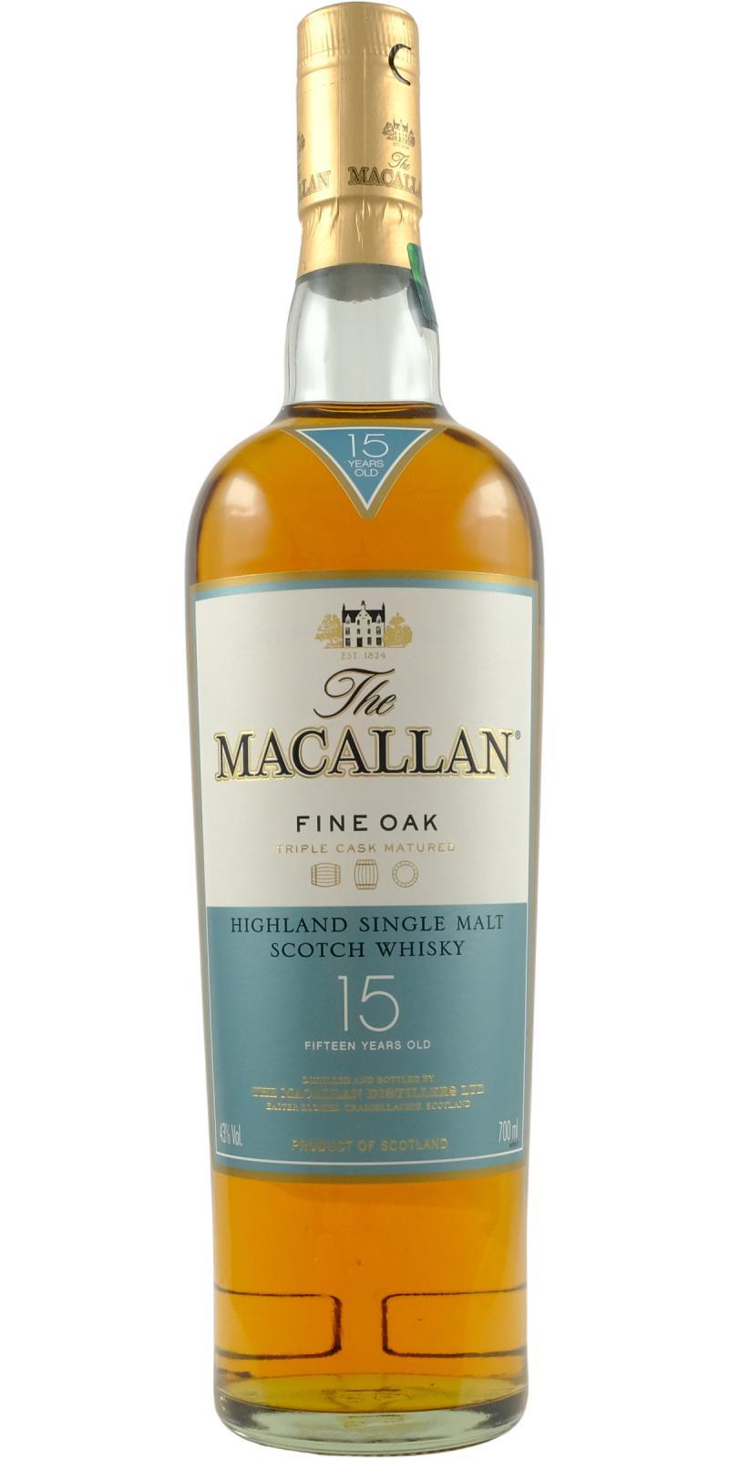 Macallan 15-year-old  Fine Oak - Triple Cask Matured