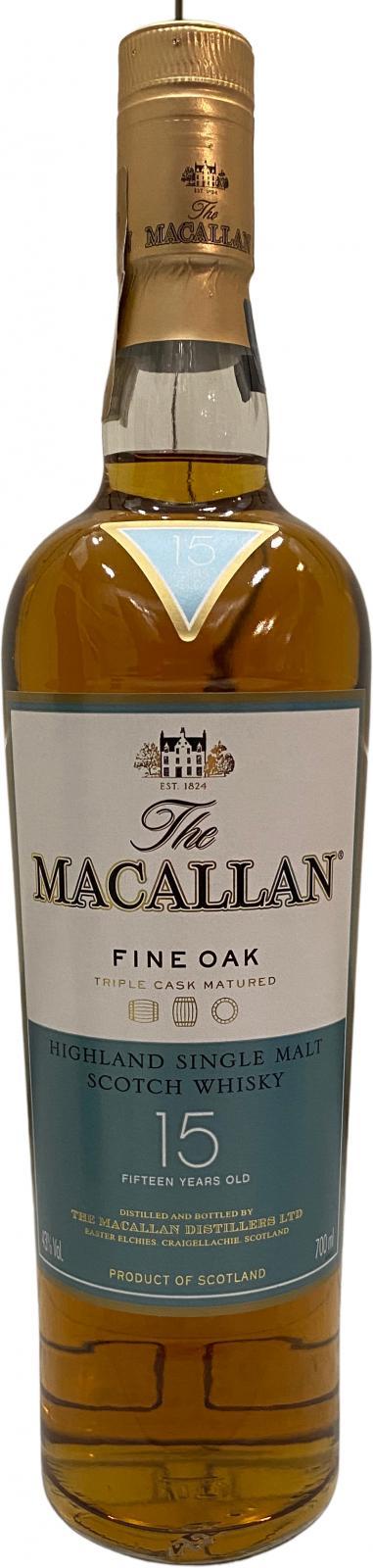 Macallan 15-year-old  Fine Oak - Triple Cask Matured