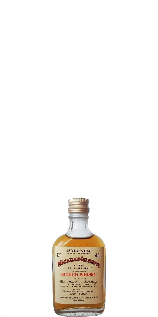 Macallan 15-year-old  Miniature