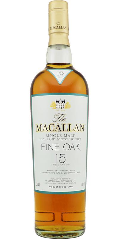 Macallan 15-year-old  Fine Oak